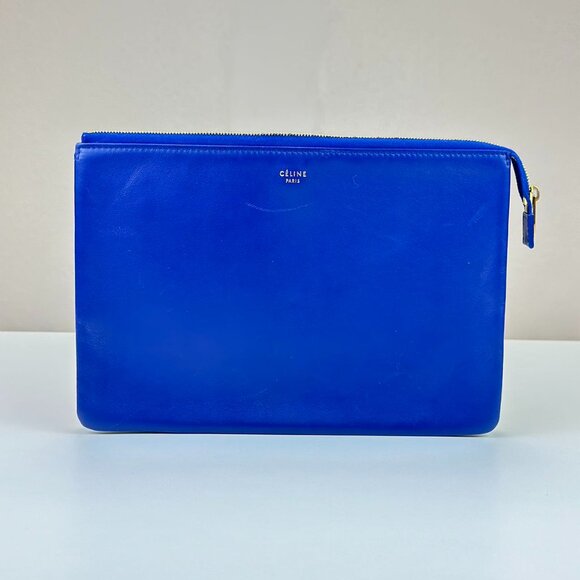 Celine Bi-Color Leather Clutch - Picture 1 of 6